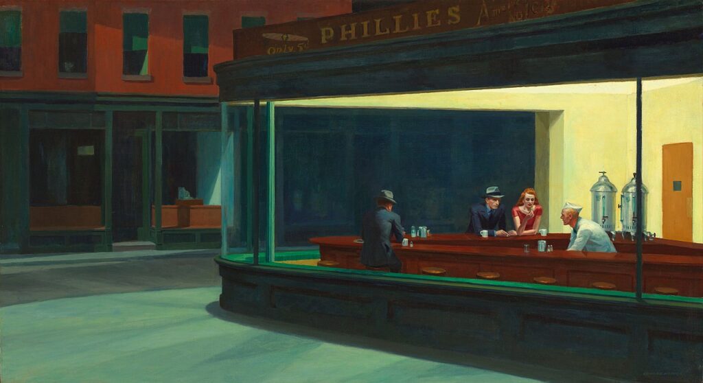 Edward Hopper – Nighthawks.
Nähe ohne Begegnung - Warum Dinge bleiben