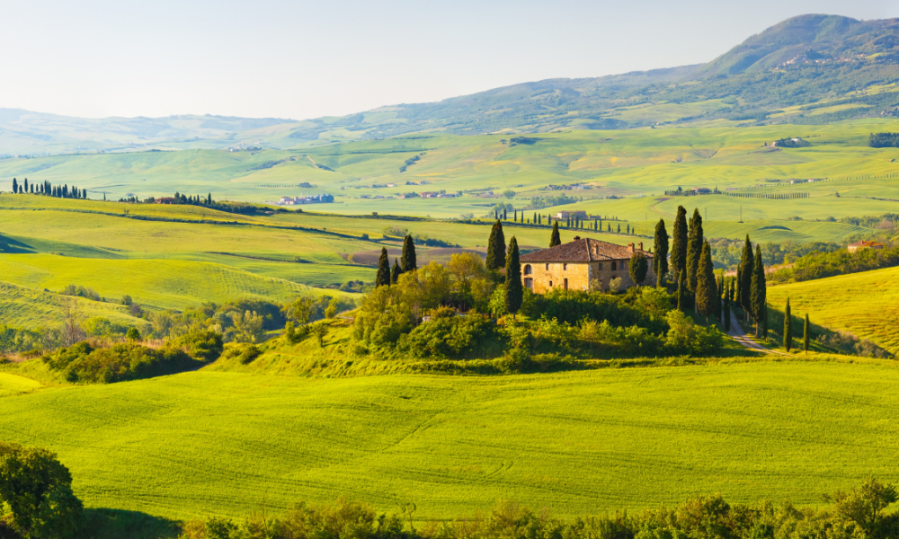 Traumhaus in der Toskana als Symbol für den Wunsch, ein Haus in Italien zu kaufen - Haus kaufen in Italien