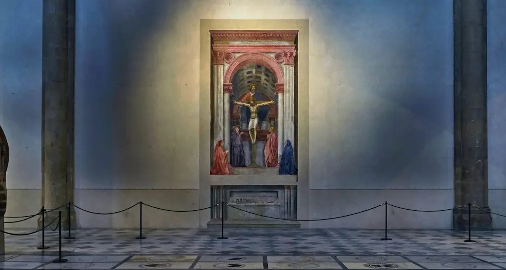 Toskana Wochenschau – Trinità von Masaccio in Santa Maria Novella in Florenz