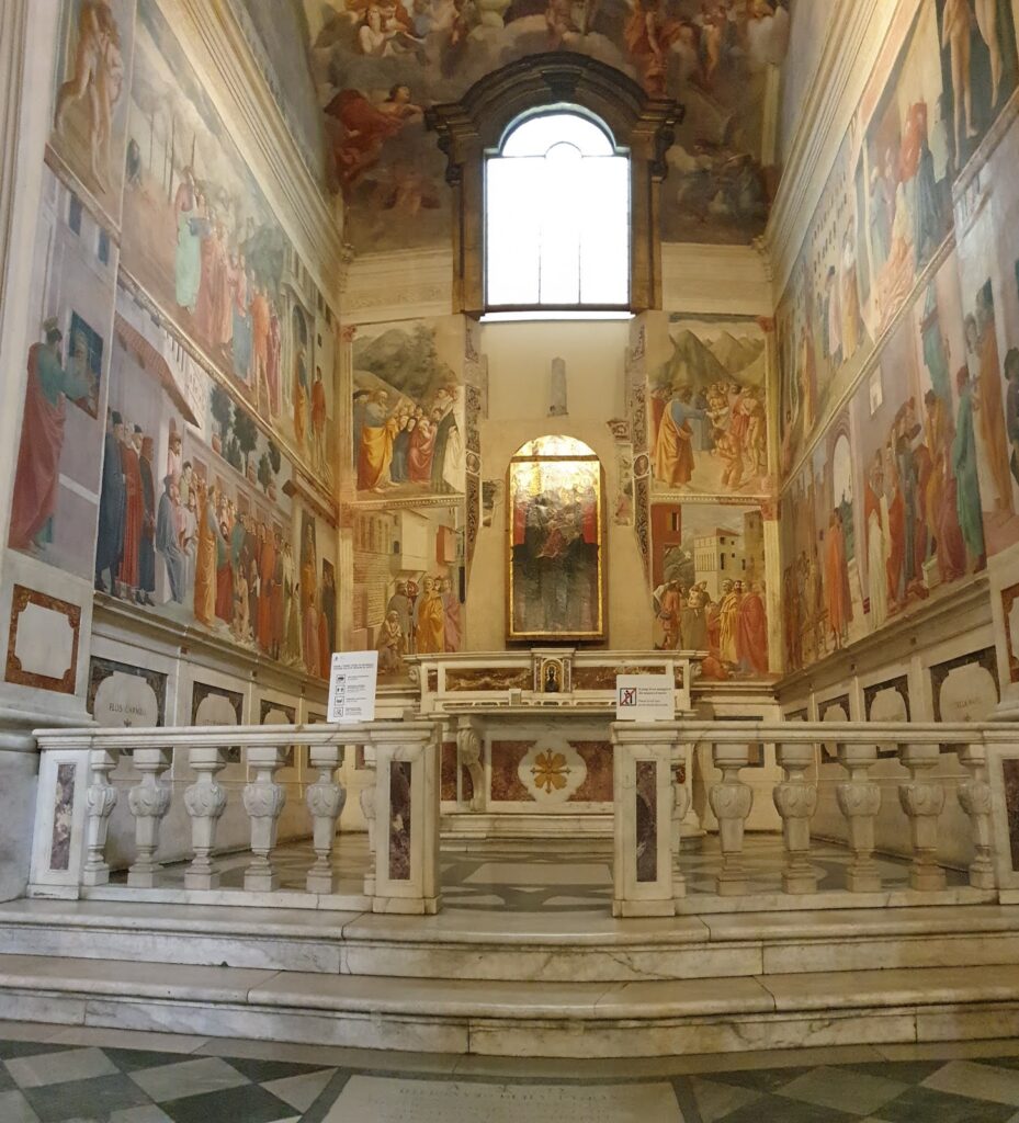 Cappella Brancacci in Florenz mit Fresken von Masaccio in der Toskana Wochenschau