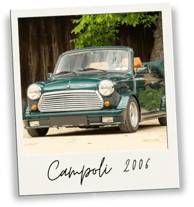 Italien Bücher – Mini Cooper in Campoli 2006 als Motiv für edizione cooper campoli